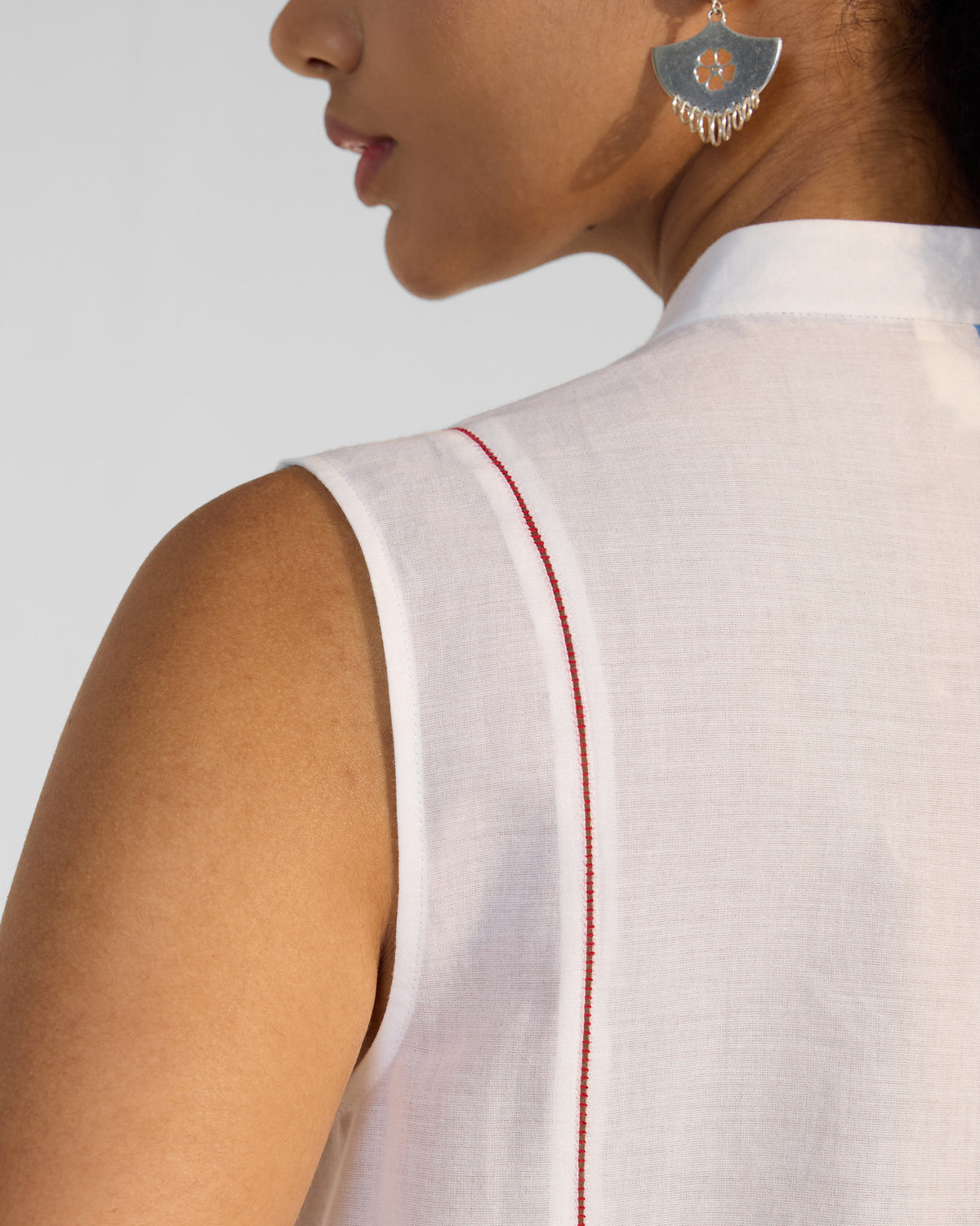 Riha Kurta - White thumbnail 5