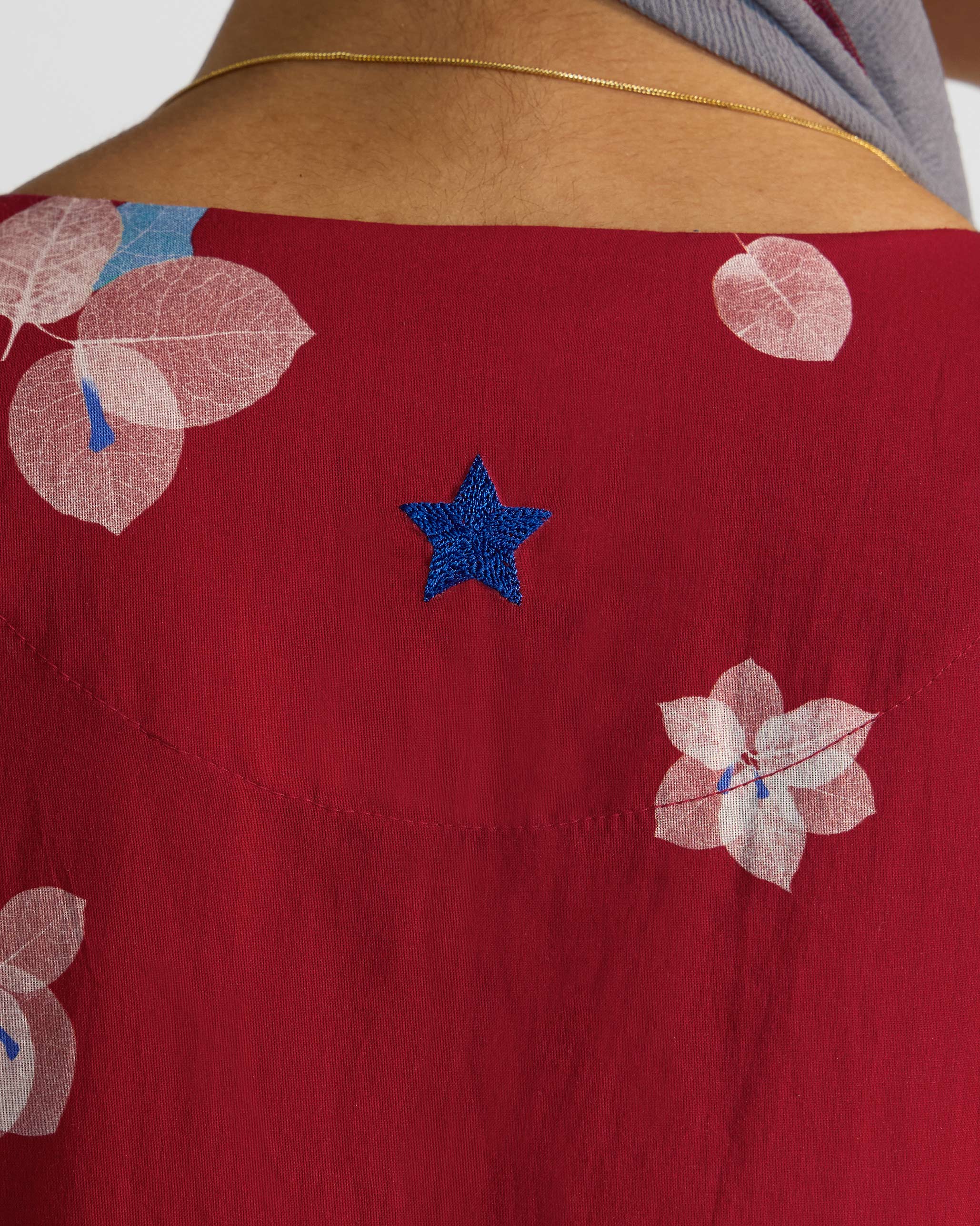Nova Kurta - Red Printed