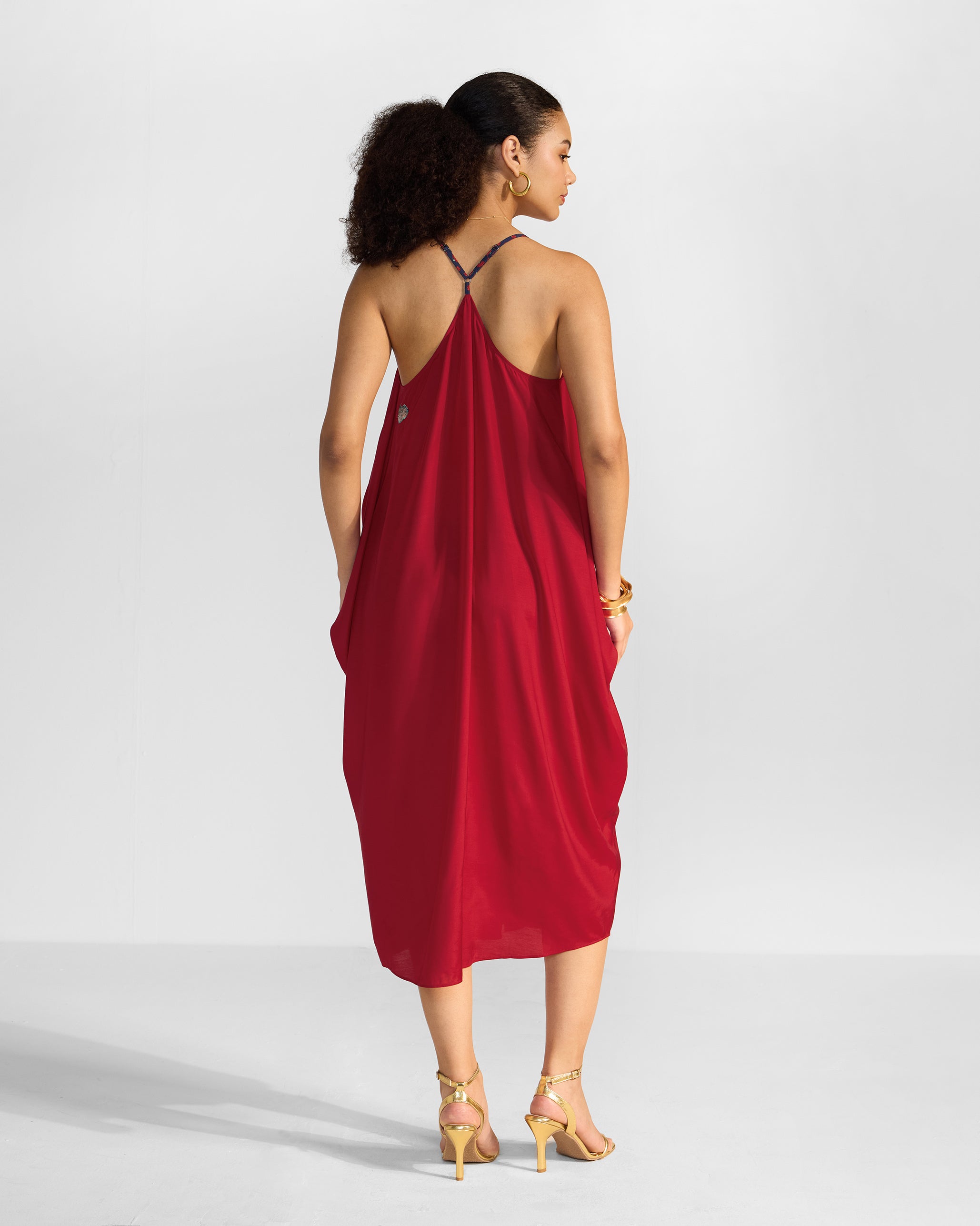Savni Dress - Red