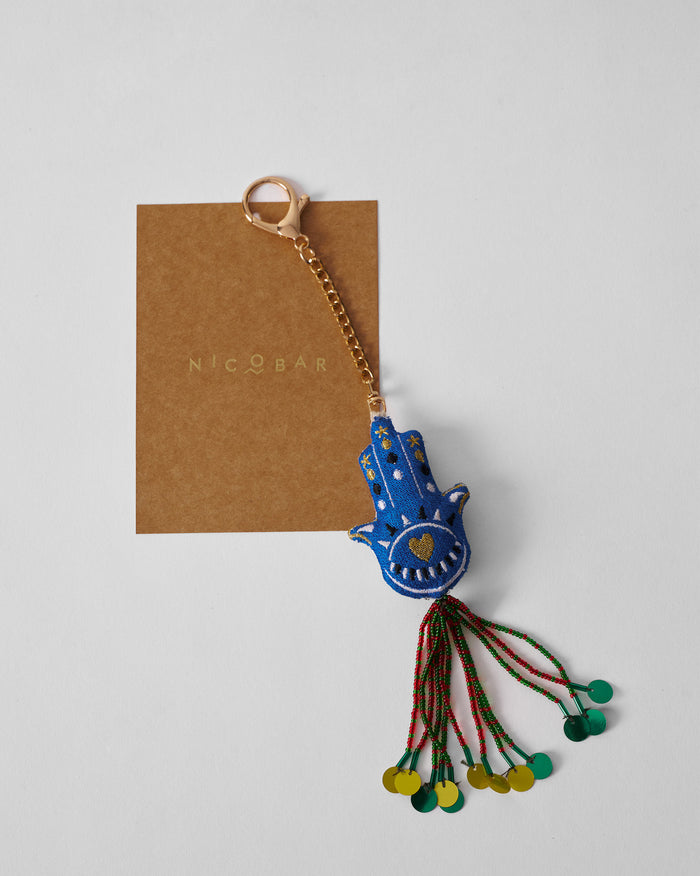 Hamsa Charm - Blue
