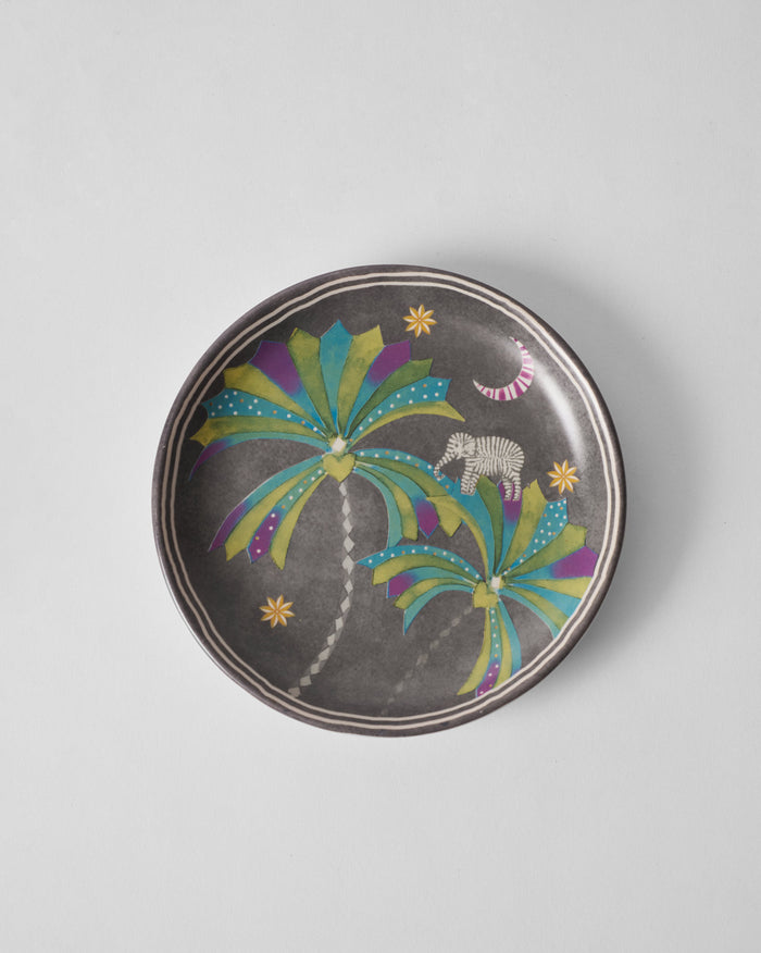 Palm Bloom Quarter Plate