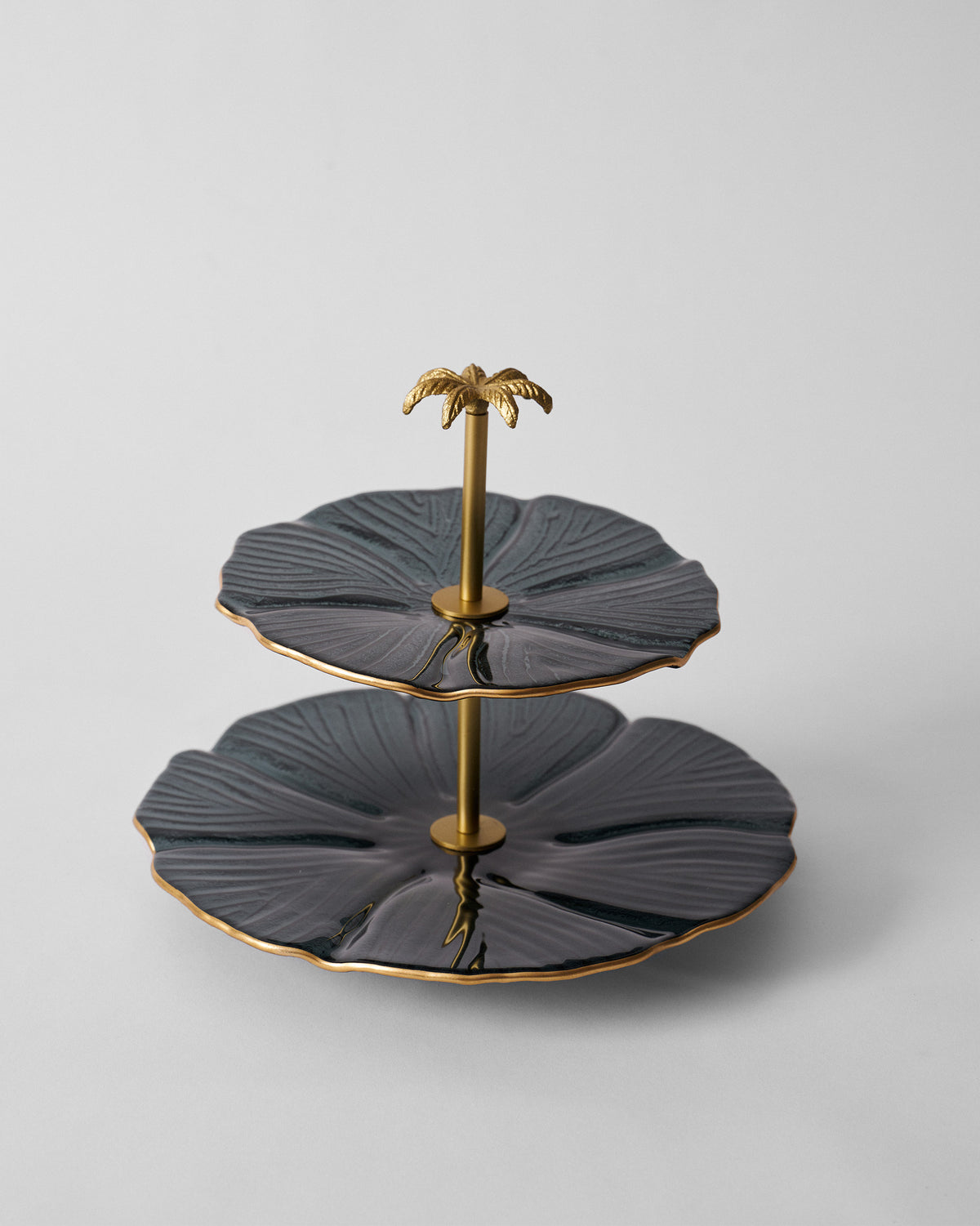 Phool Cake Stand - Charcoal