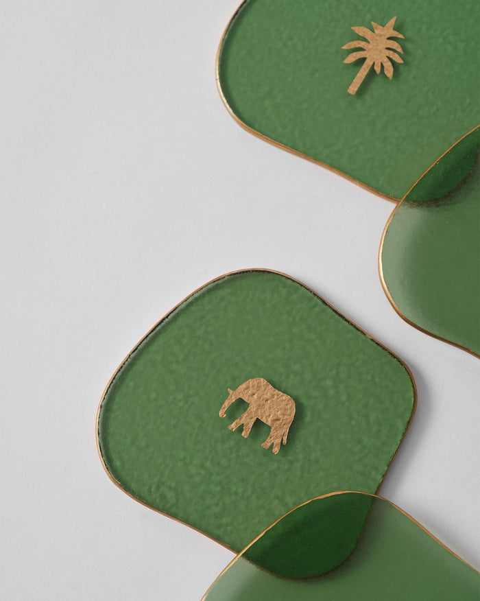 Tusk Bloom Coaster - Set of 4