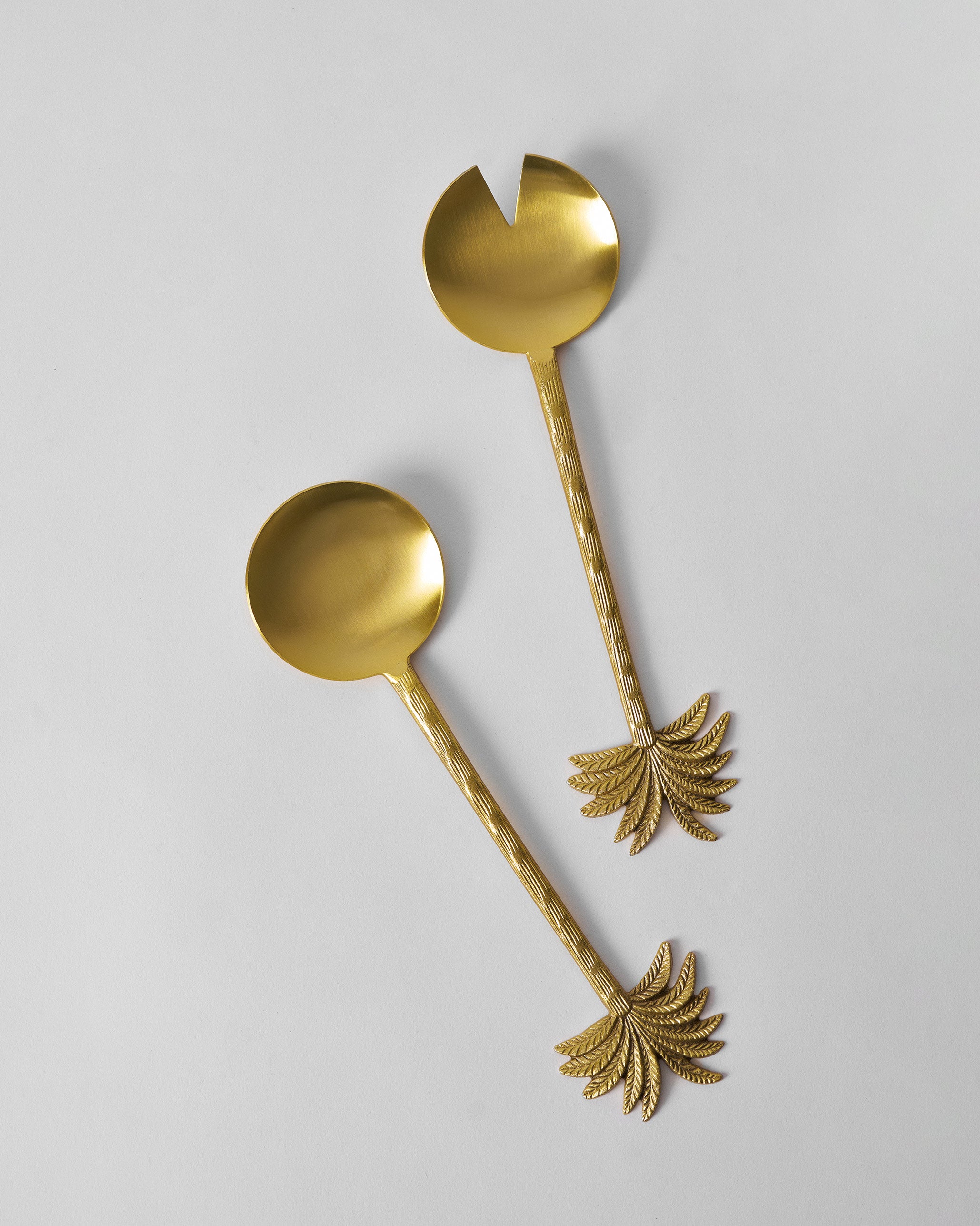 Palm Bloom Salad Server - Set of 2