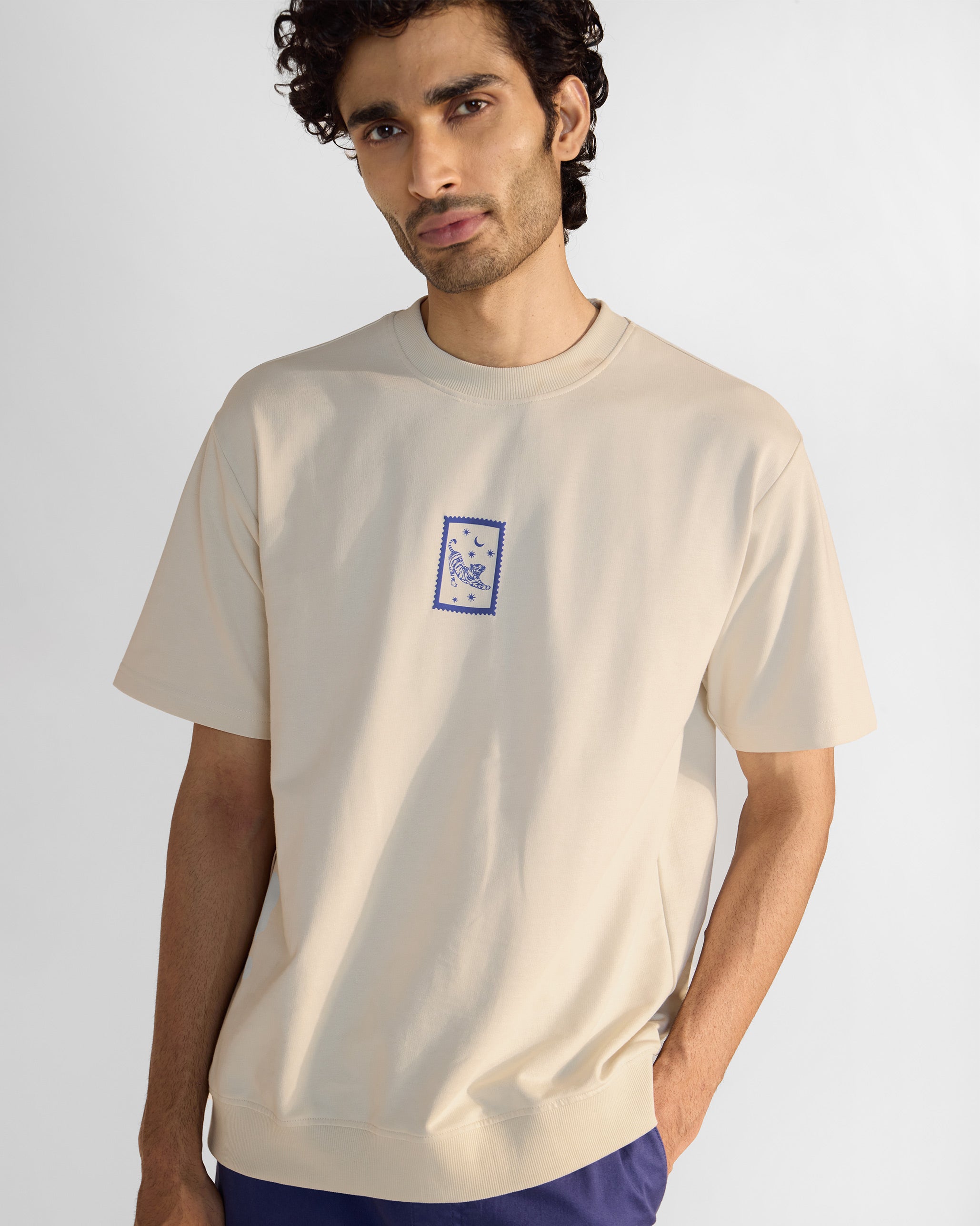 Leaping Tiger T-Shirt - Ivory