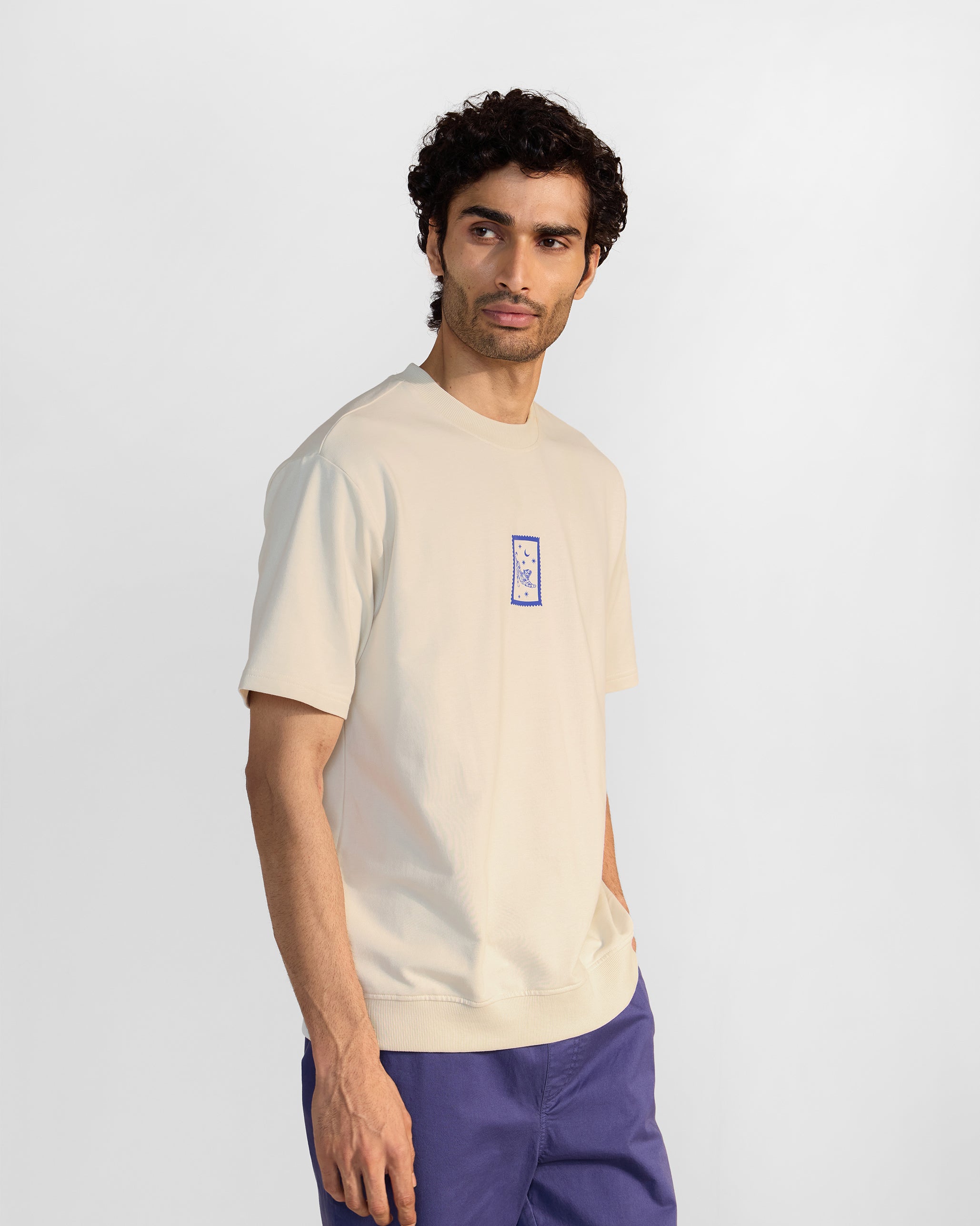 Leaping Tiger T-Shirt - Ivory