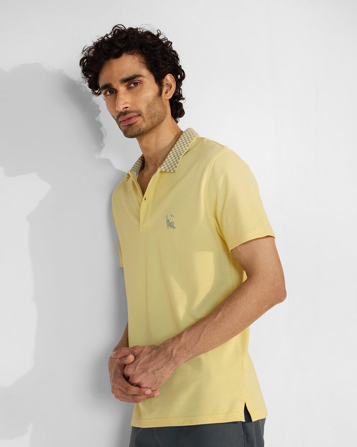 Leisure Polo T-Shirt - Light Yellow