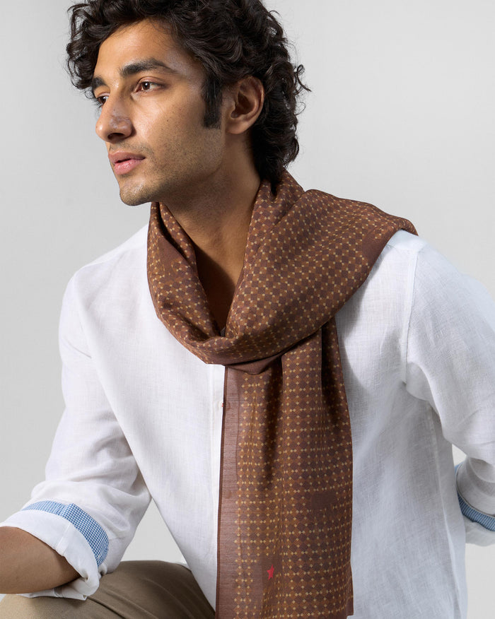 Heera Scarf - Brown