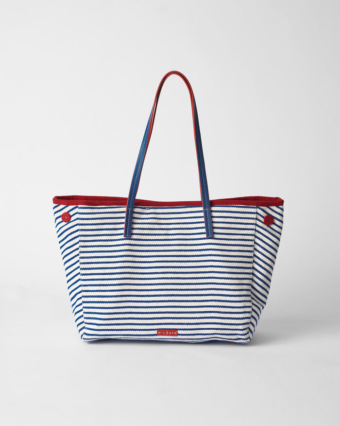 Kira Bag - Blue & White