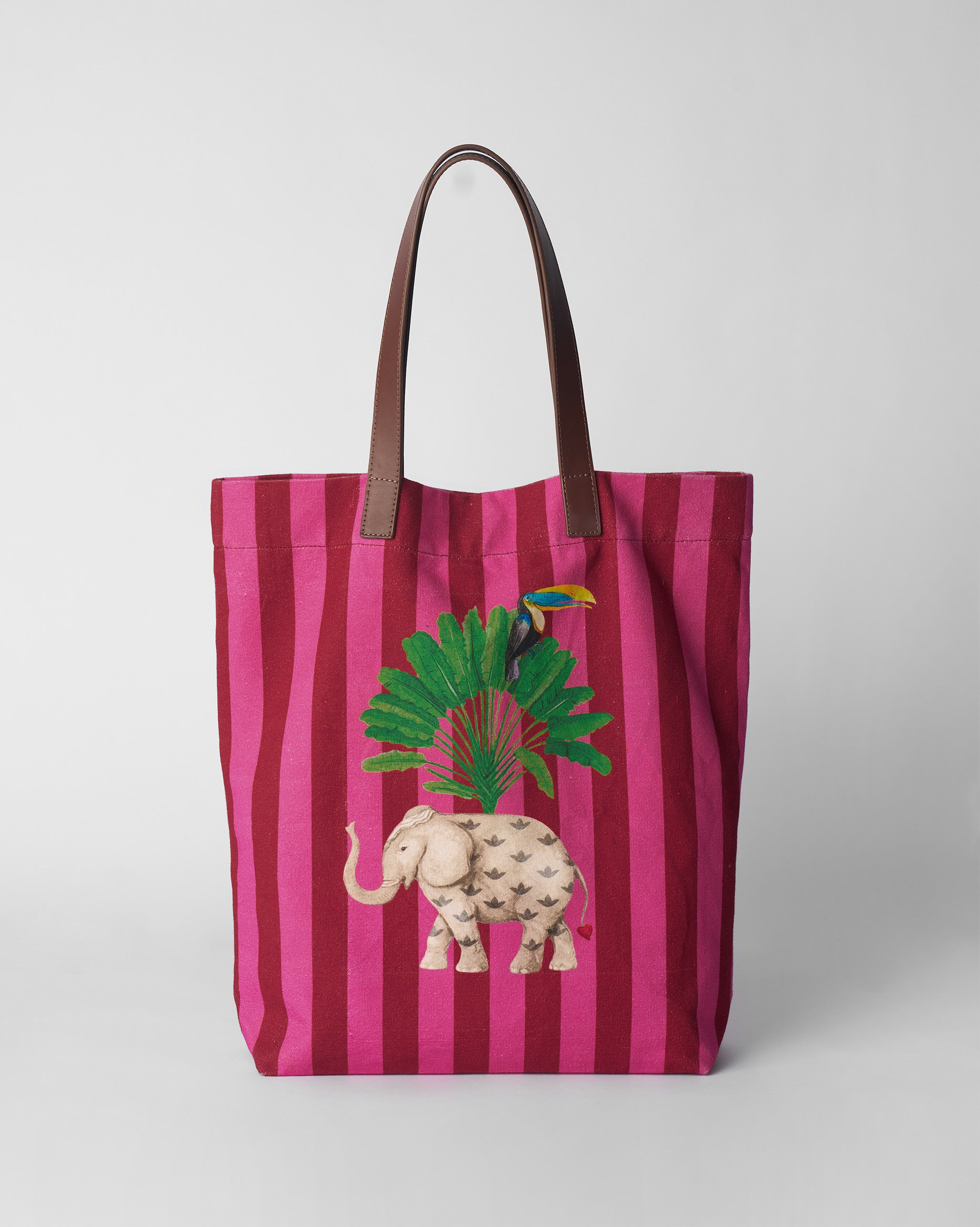 Mukayu City Tote - Red & Pink