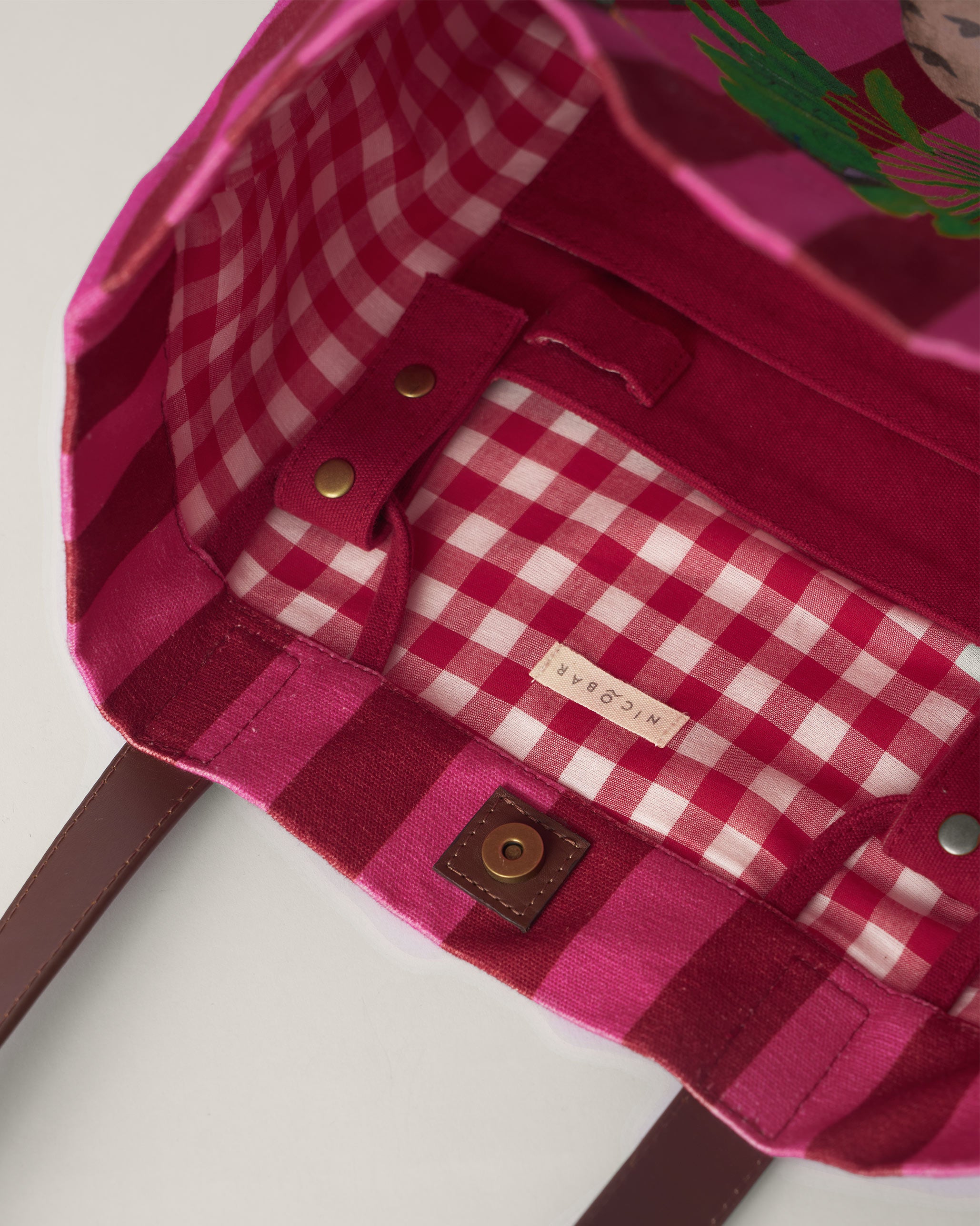 Mukayu City Tote - Red & Pink