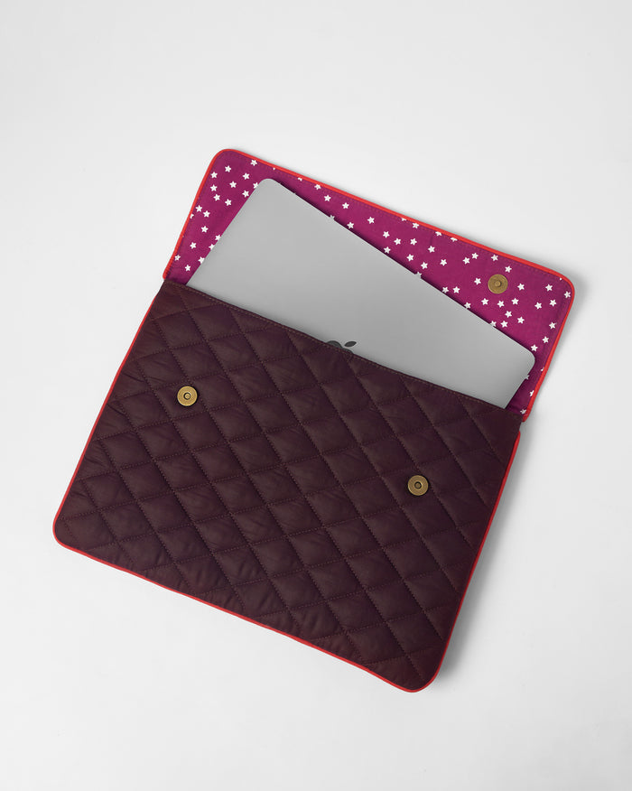 Ele Laptop Sleeve - Brown