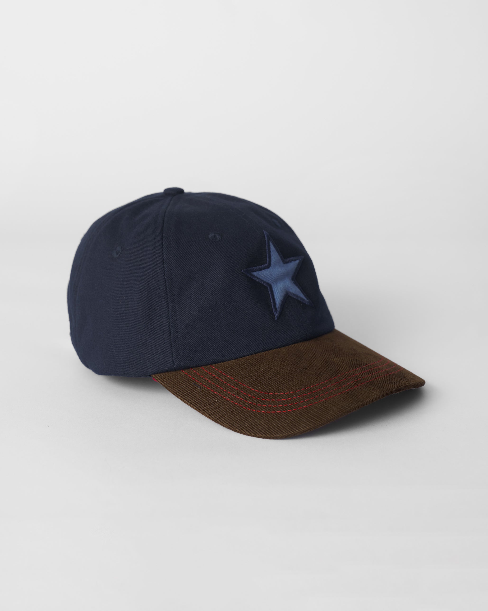 Starry Cap - Navy & Brown