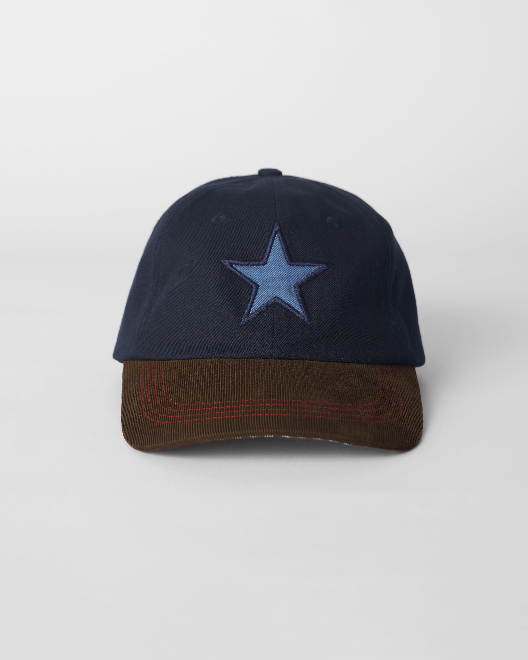 Starry Cap - Navy & Brown