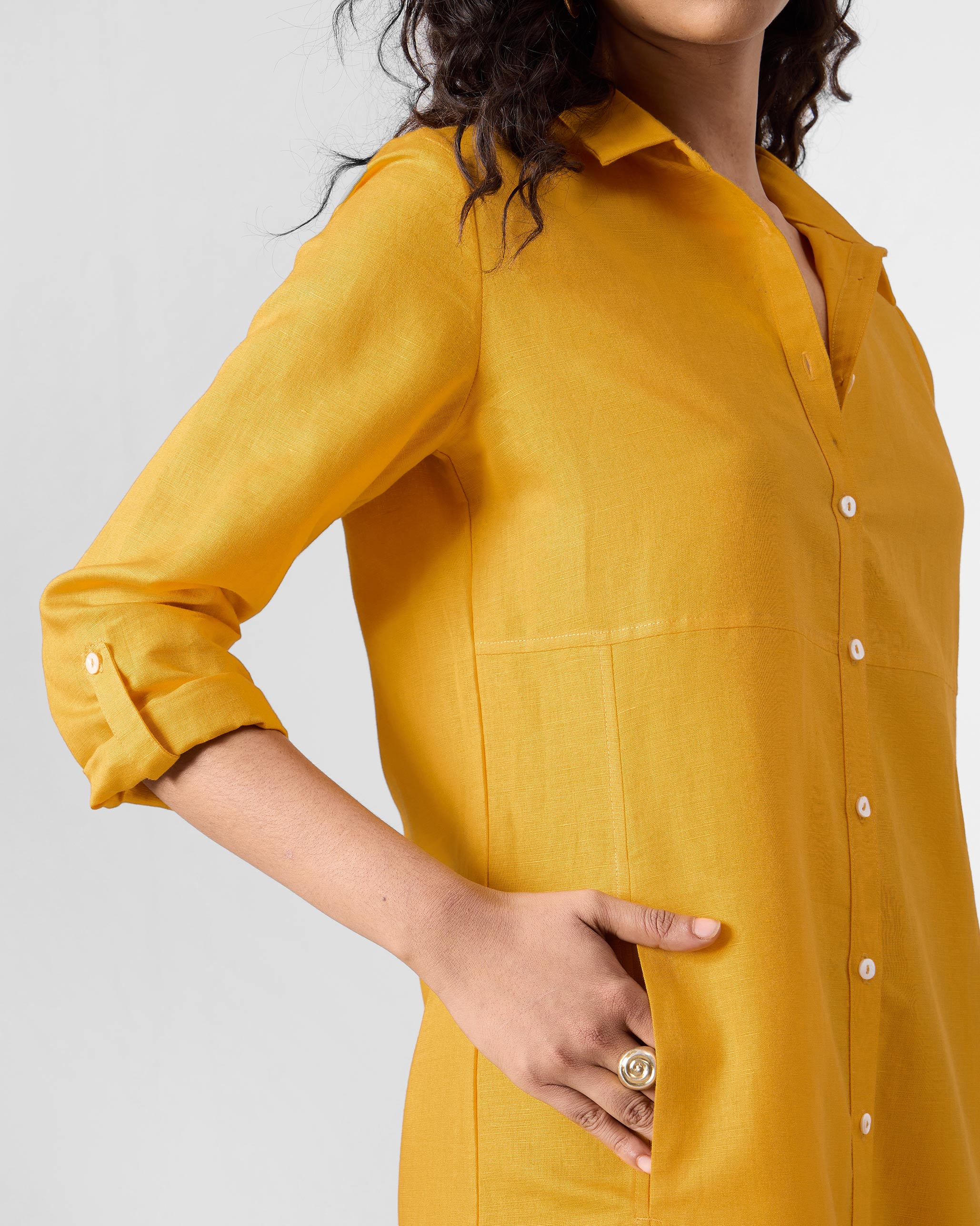 Pristine Dress - Ochre