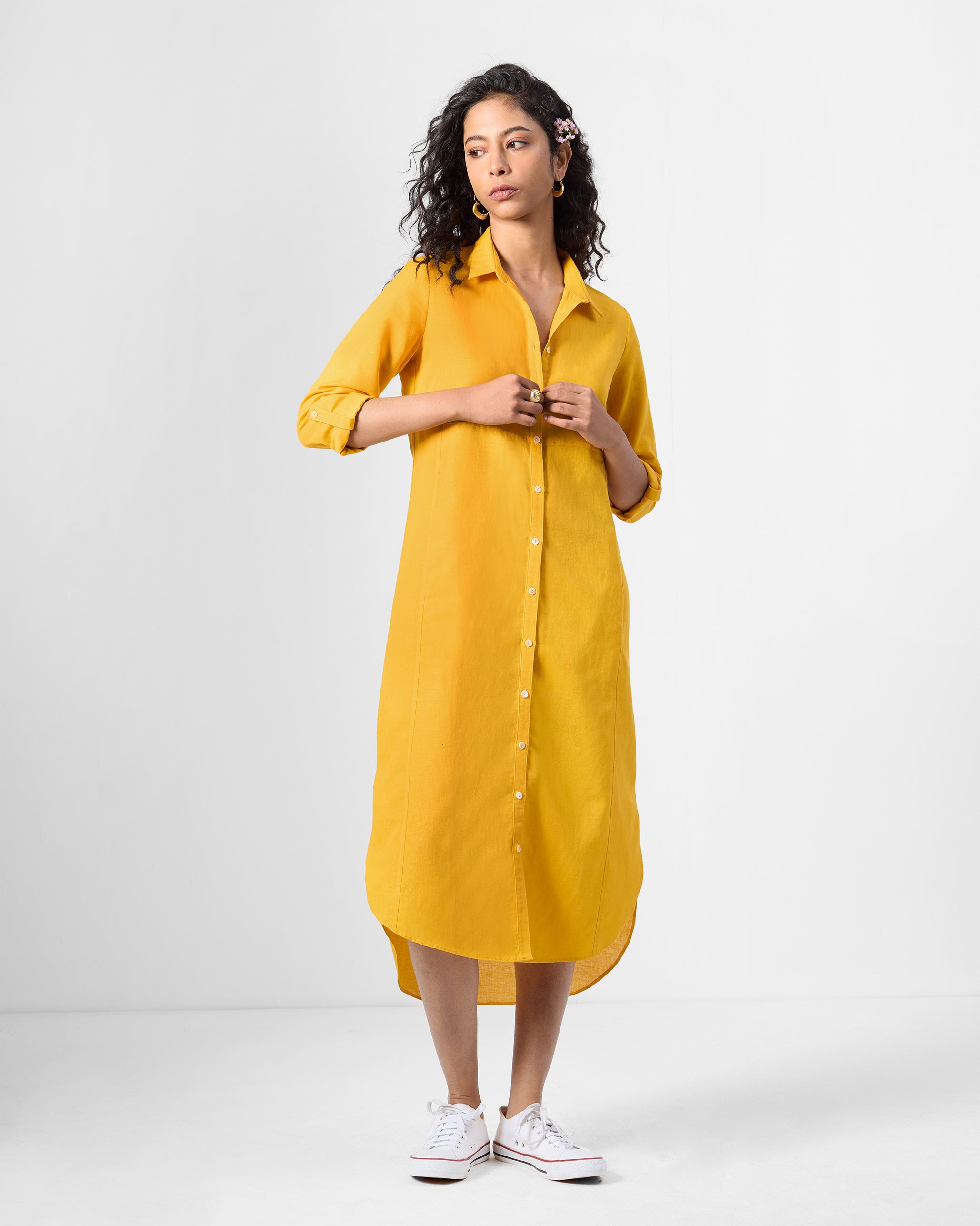 Pristine Dress - Ochre