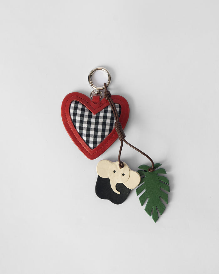 Ele Heart Charm - Multicolor