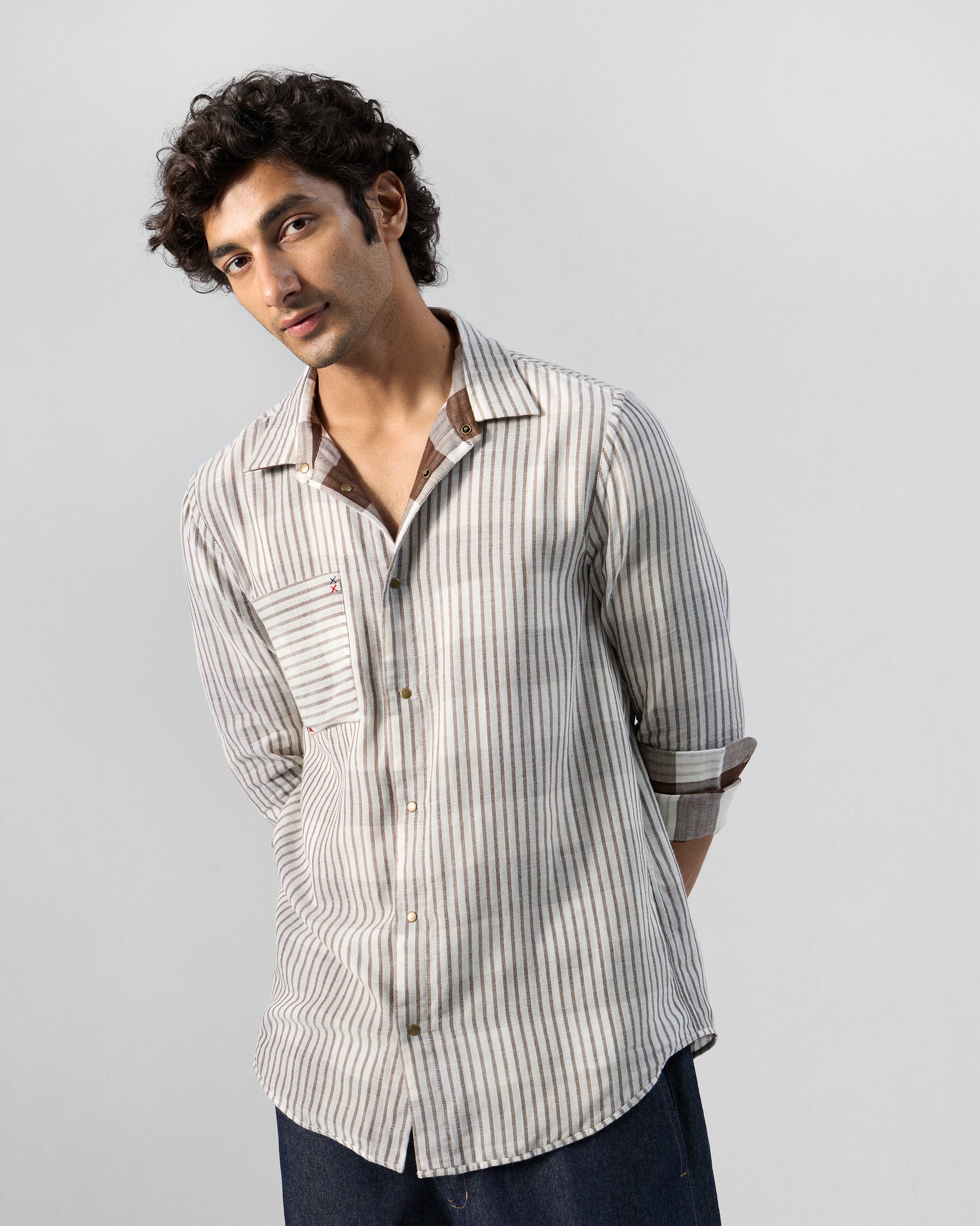 Milaan Reversible Shirt - Cotton Classic Fit