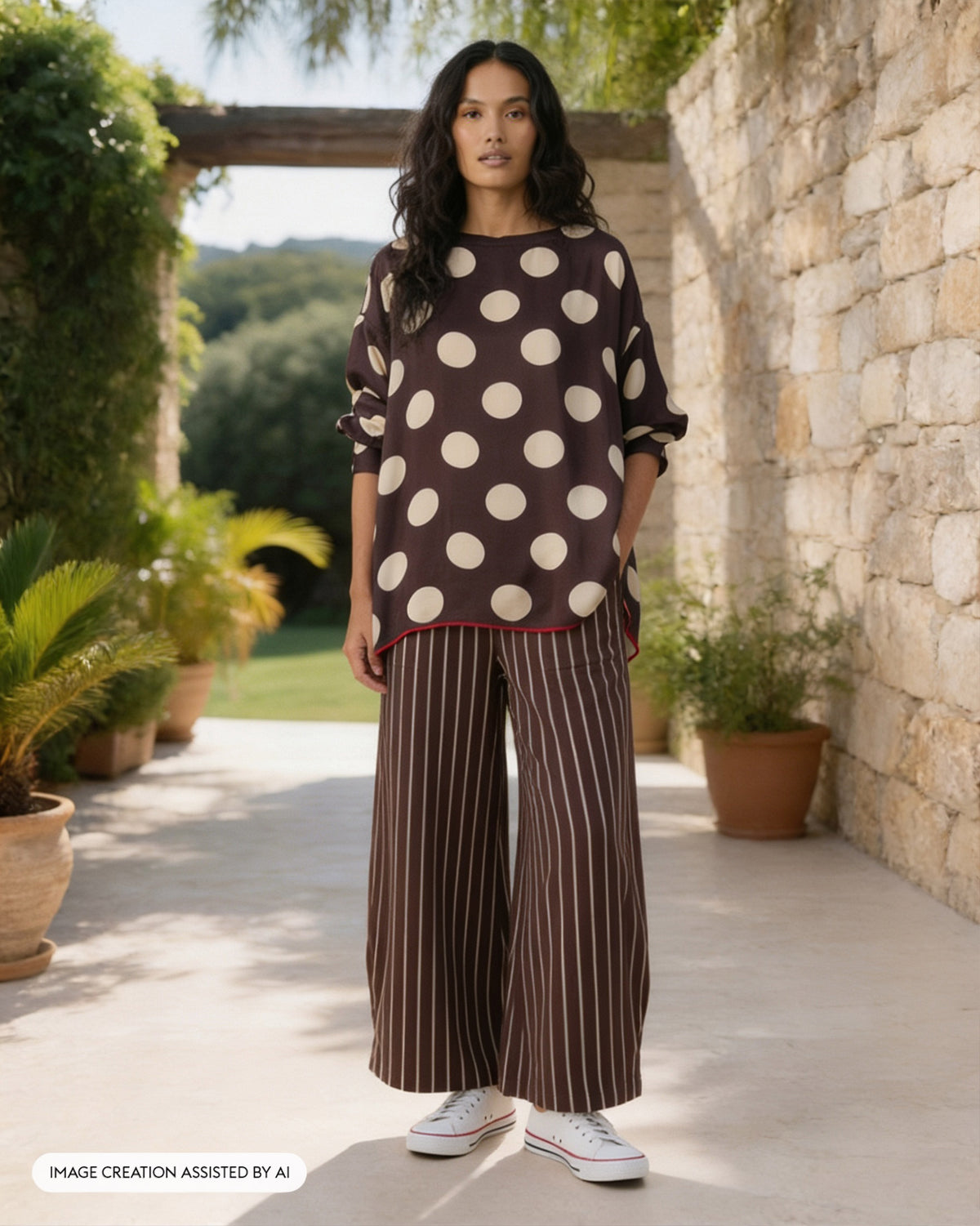 Yava Top - Satin Blend Loose Fit