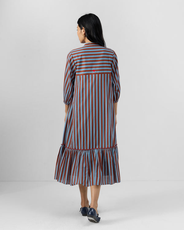 Summer Tea Dress - 100% Cotton Flared Fit