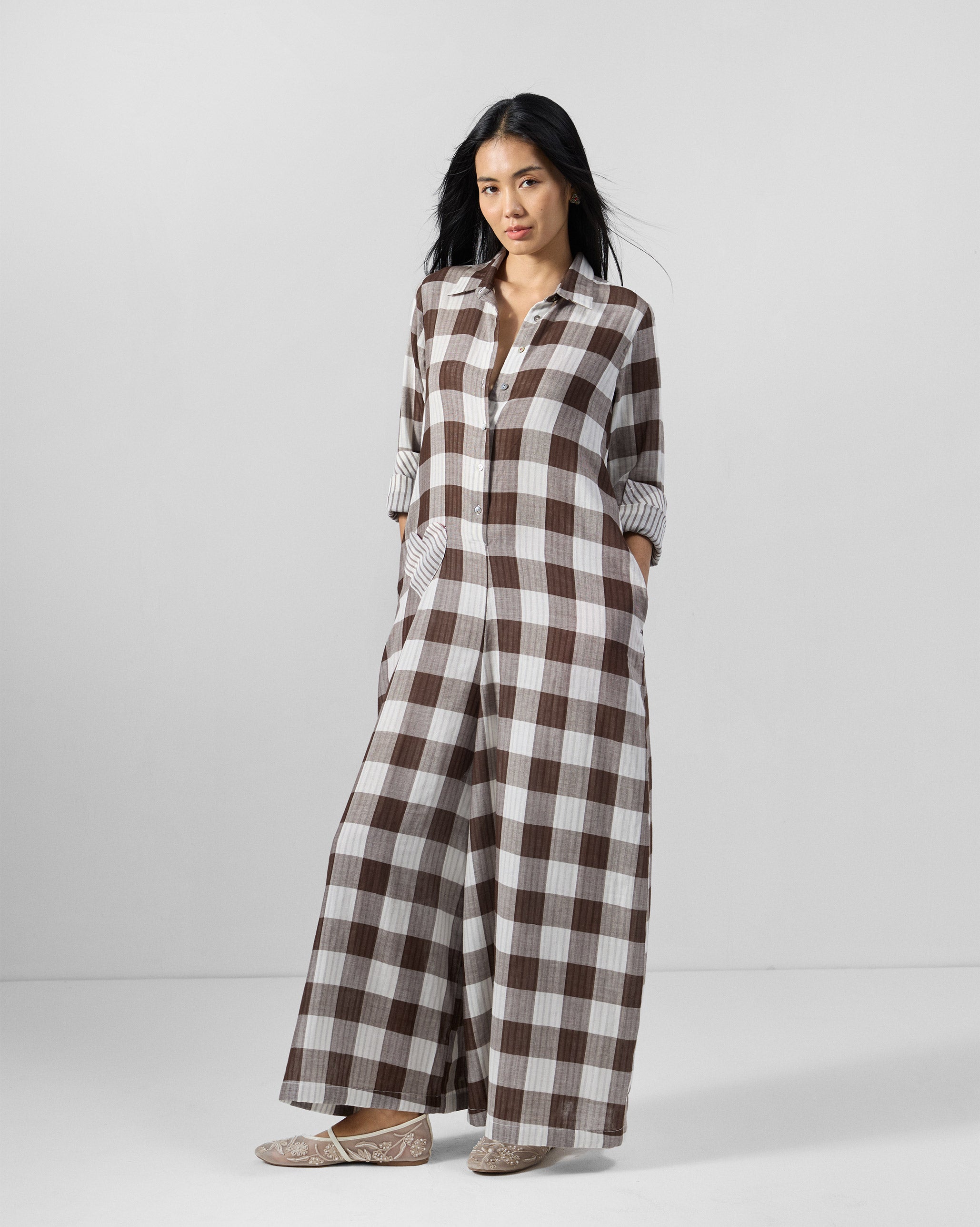 Bolt Jumpsuit - 100% Cotton Loose Fit