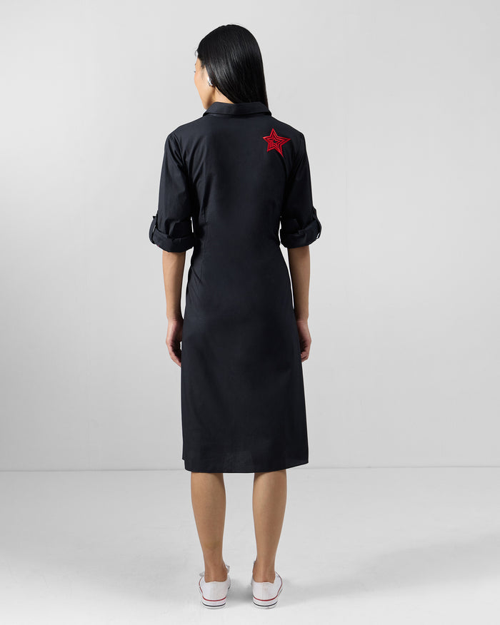 Sirsa Dress - Cotton Poplin Fitted