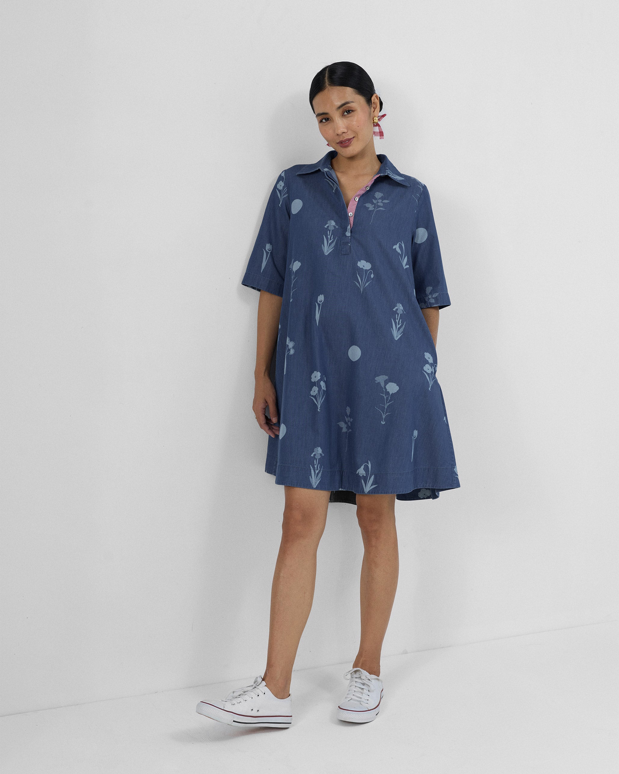 Happy Heart Dress - 100% Cotton A-line Fit
