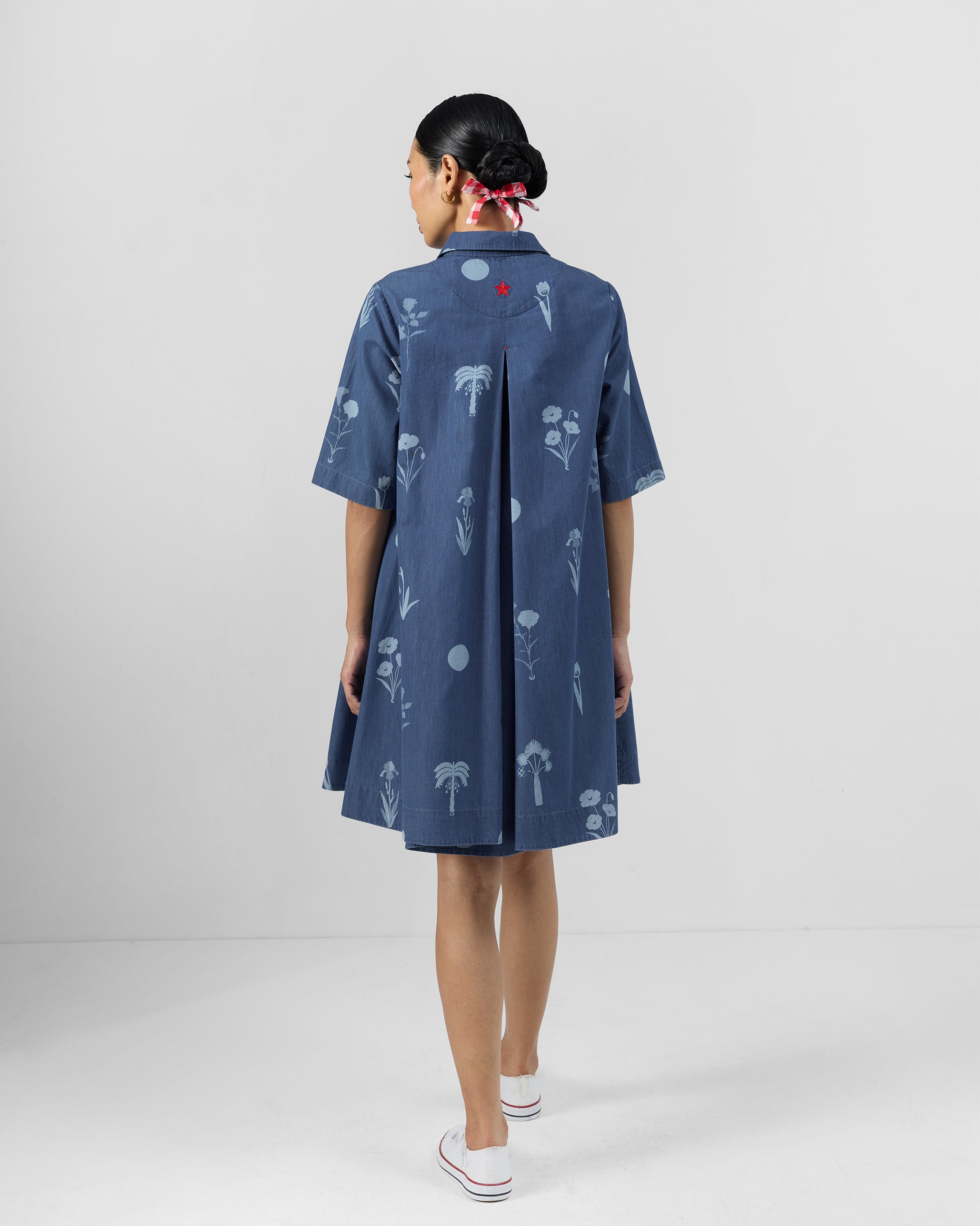 Happy Heart Dress - 100% Cotton A-line Fit