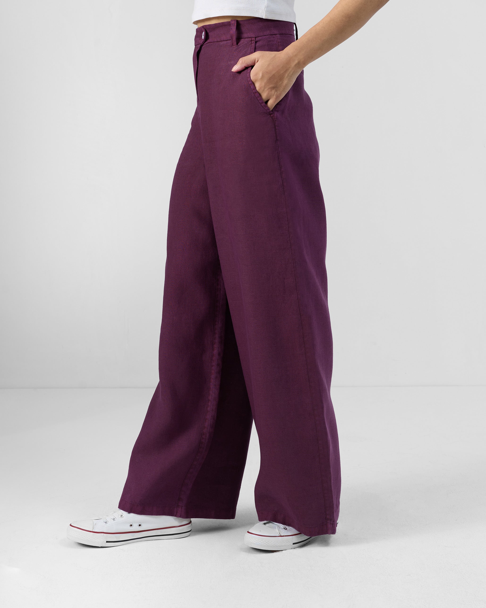 Aven Pants - 100% Linen Straight Fit