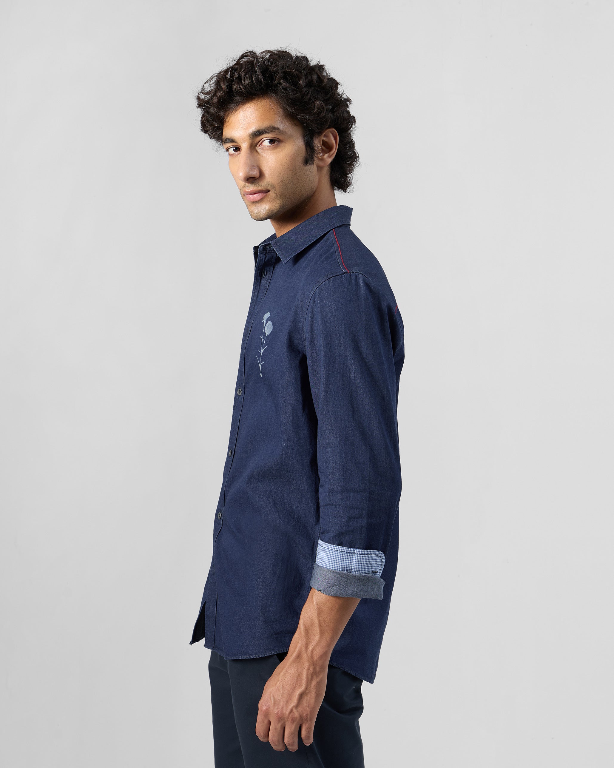 Classic Shirt - Cotton Denim Classic Fit