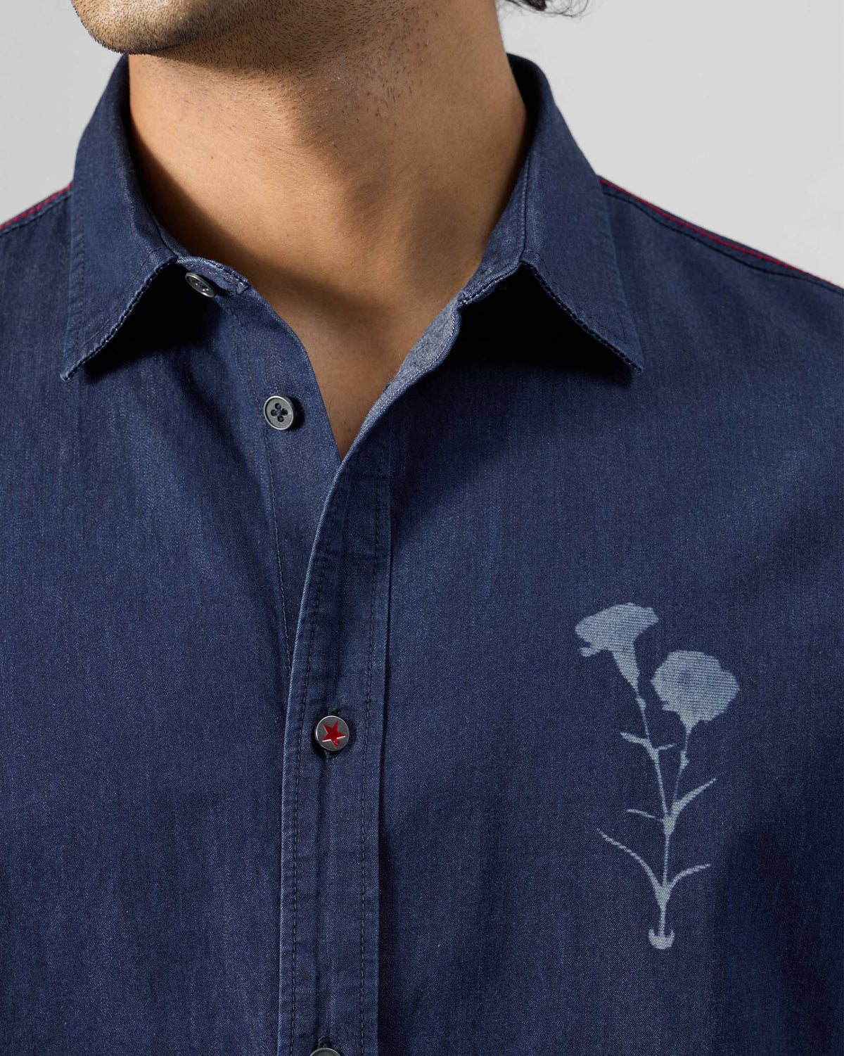 Classic Shirt - Cotton Denim Classic Fit
