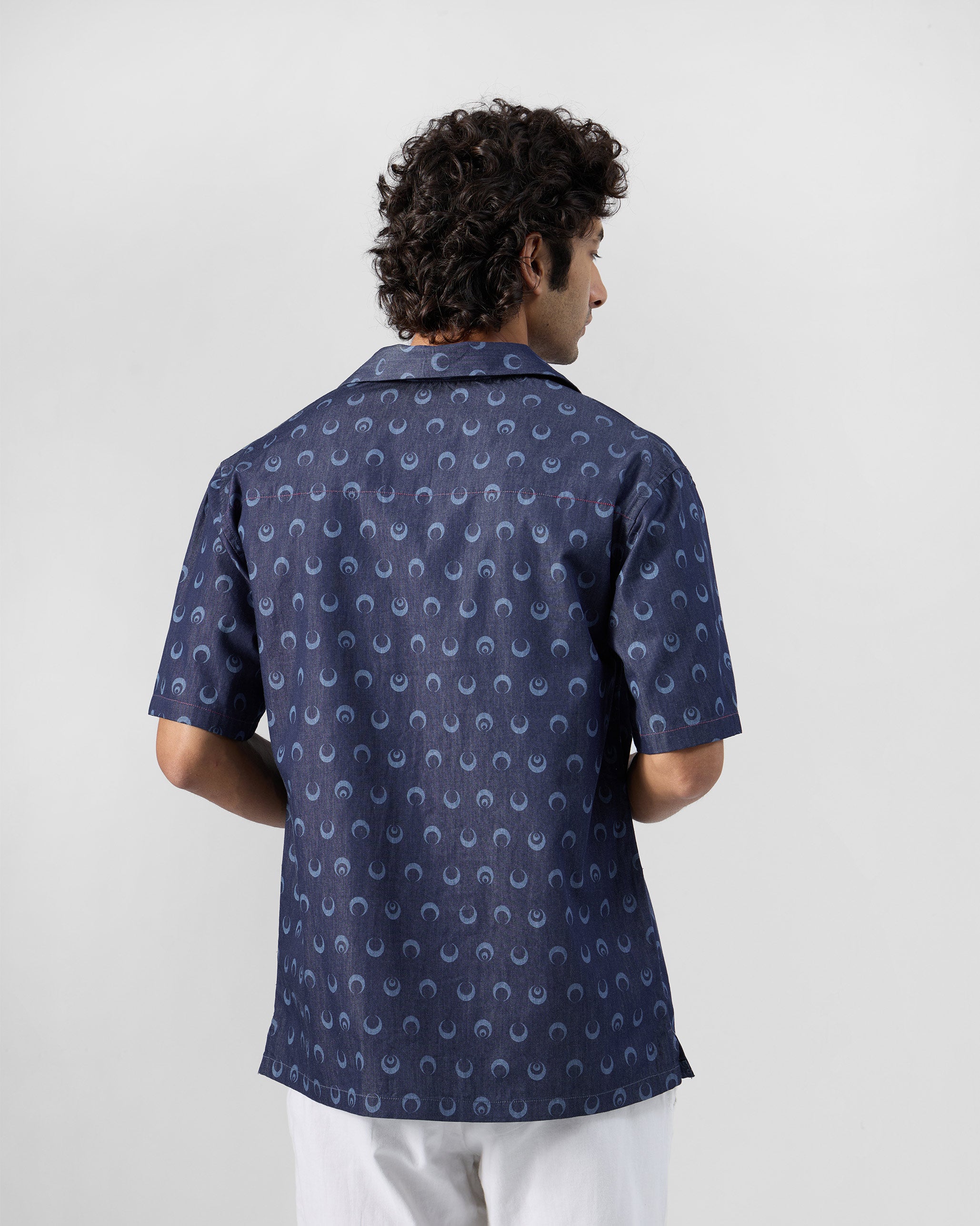Yamuna Kurta Shirt - Cotton Denim Relaxed fit