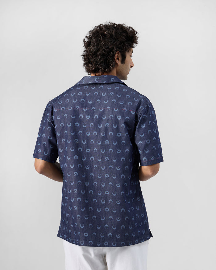 Yamuna Kurta Shirt - Cotton Denim Relaxed fit