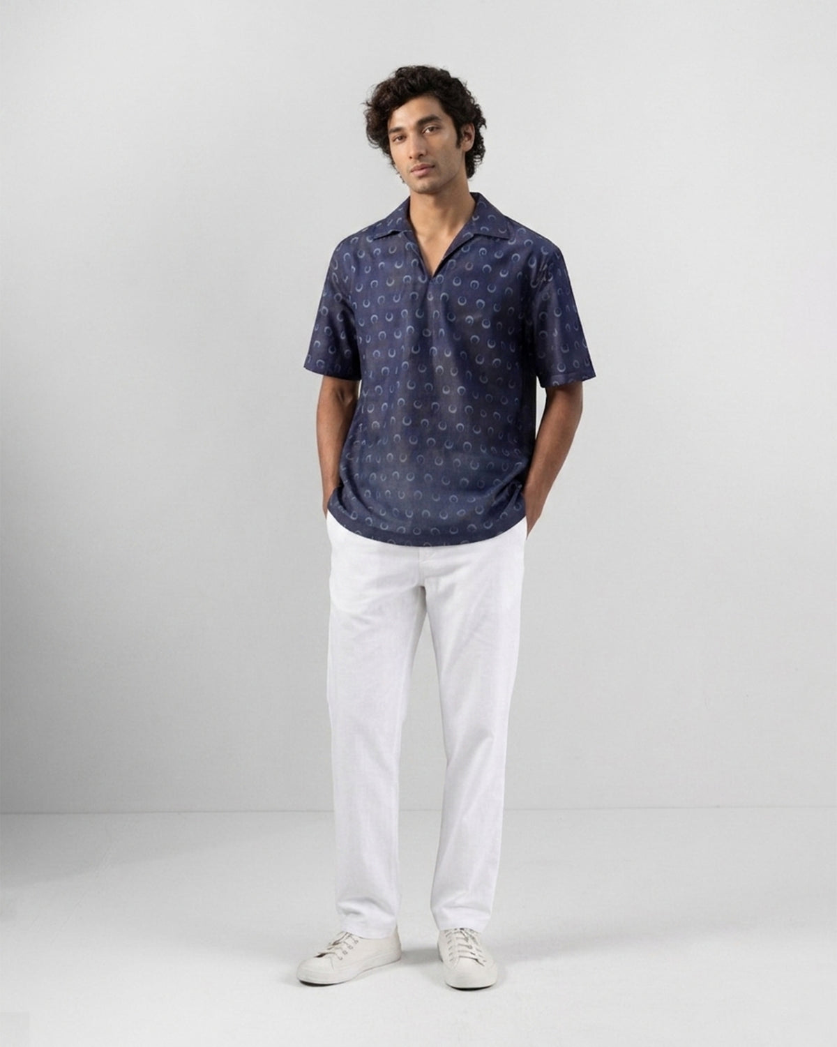 Yamuna Kurta Shirt - Cotton Denim Relaxed fit
