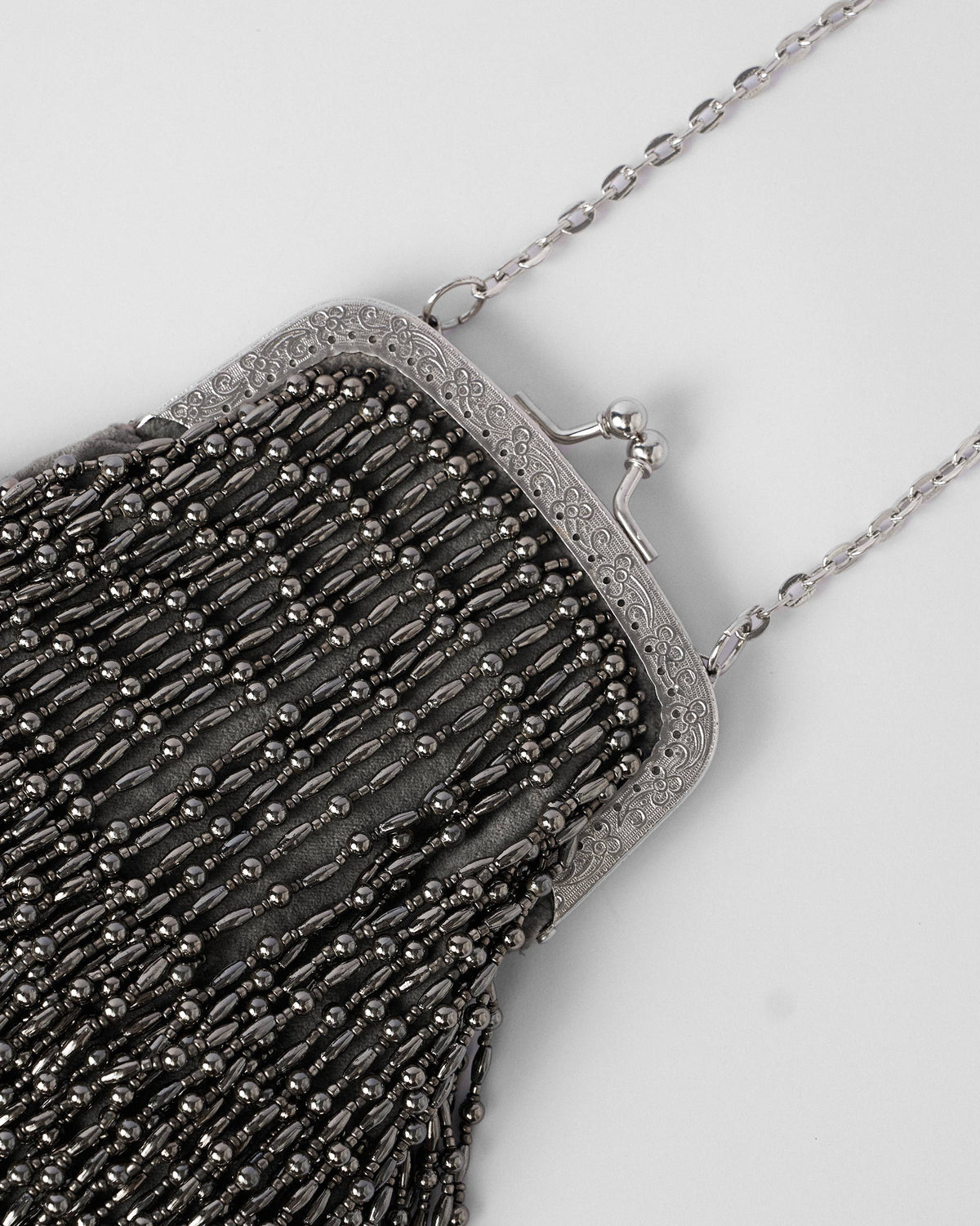 Shimmer Clutch - Silver