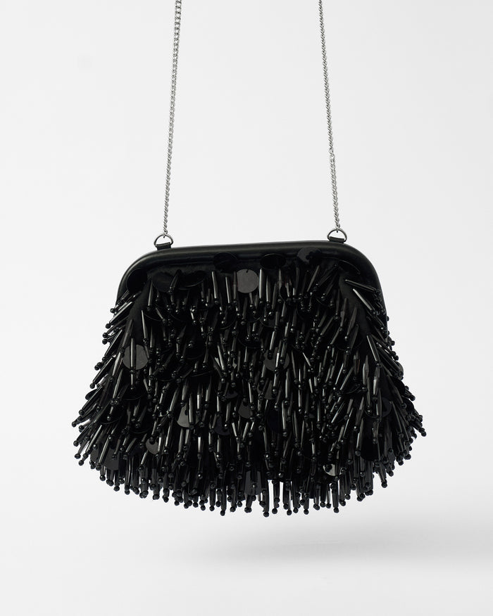 Starry Night Clutch - Black