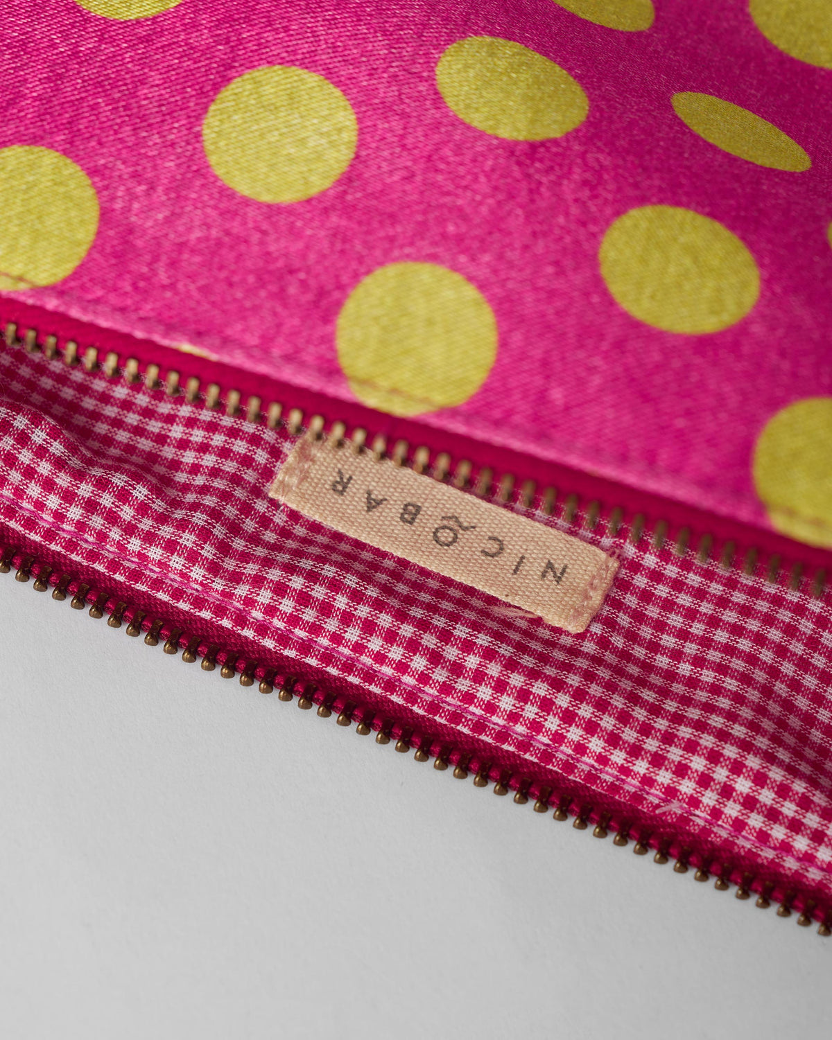 Polka Paradise Pouch - Fuchsia