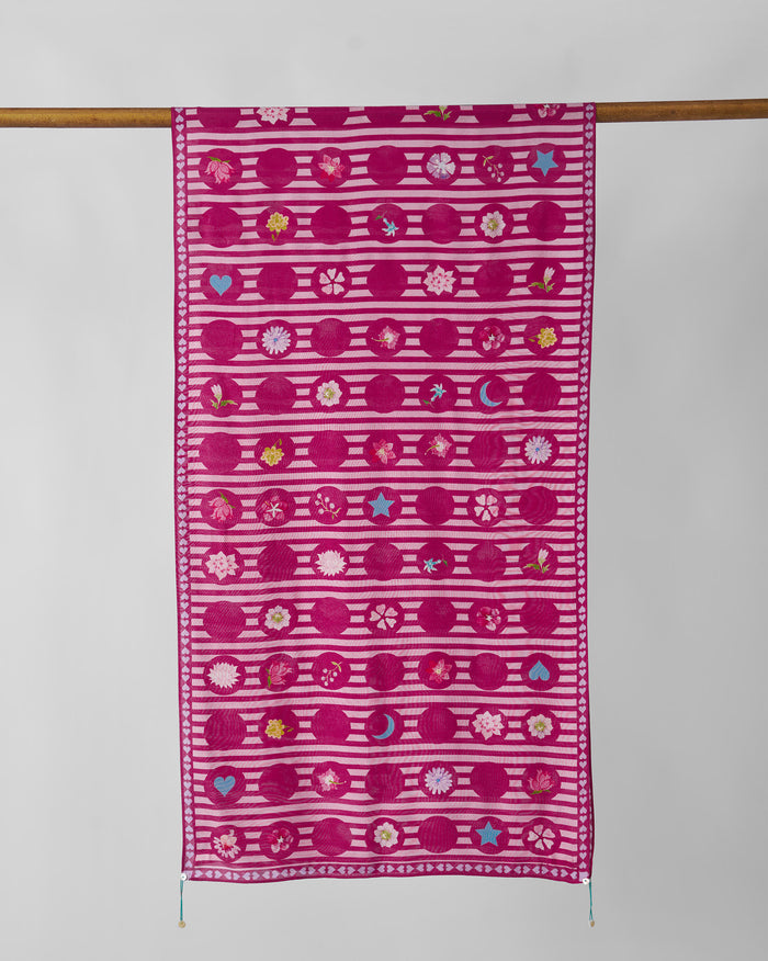 River Blooms Scarf - Pink