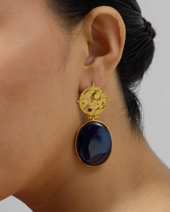 Nebra Earrings - Gold