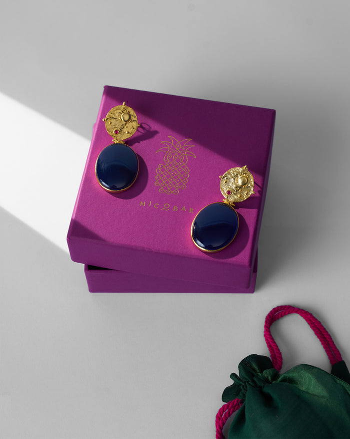 Nebra Earrings - Gold