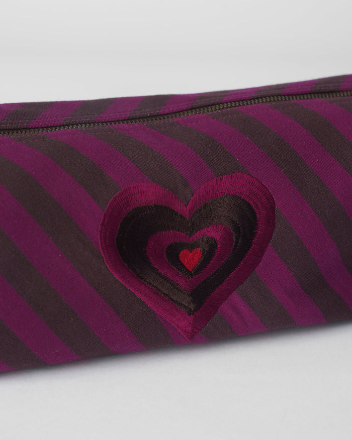 Cupid Pouch - Brown & Mulberry