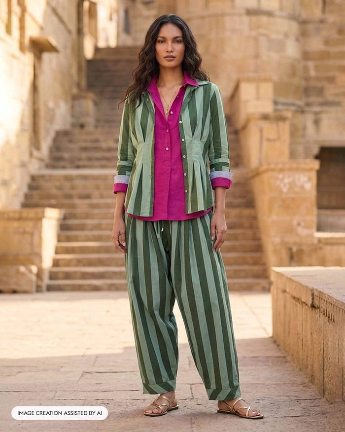 Amalis Shirt - Organic Cotton Voile Fitted