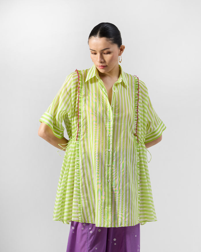 Manoor Top - Cotton Silk Loose Fit