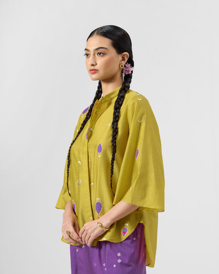 Chilika High Low Shirt - Cotton Silk Regular Fit