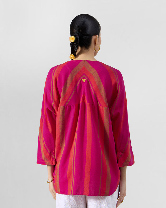 Anila Phiran - Linen Blend Loose Fit