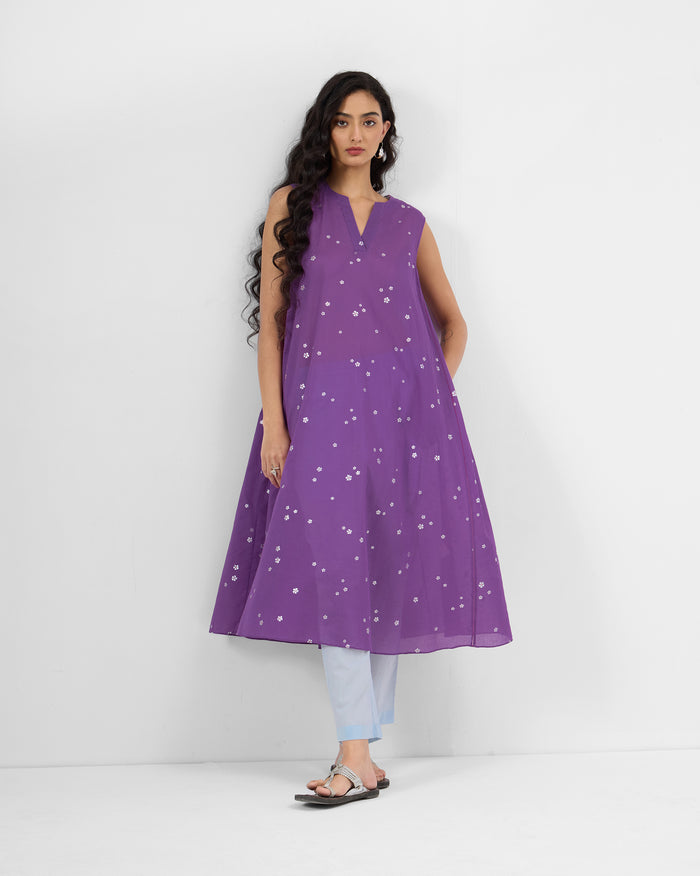 Tuni Kurta - Printed Cotton Blend