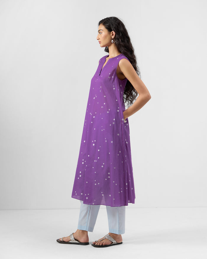 Tuni Kurta - Printed Cotton Blend