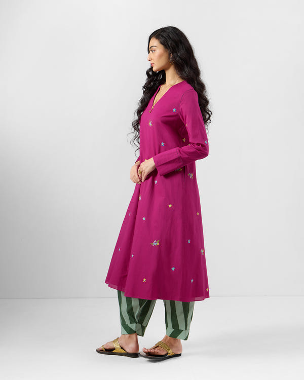 Narsa Kurta - 100% Cotton A-Line Fit