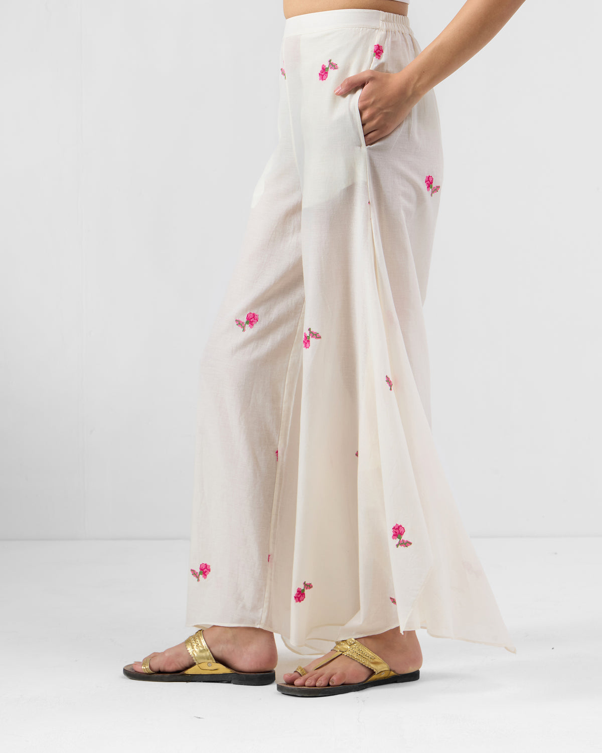 Raahi Pants - 100% Cotton A-Line Fit