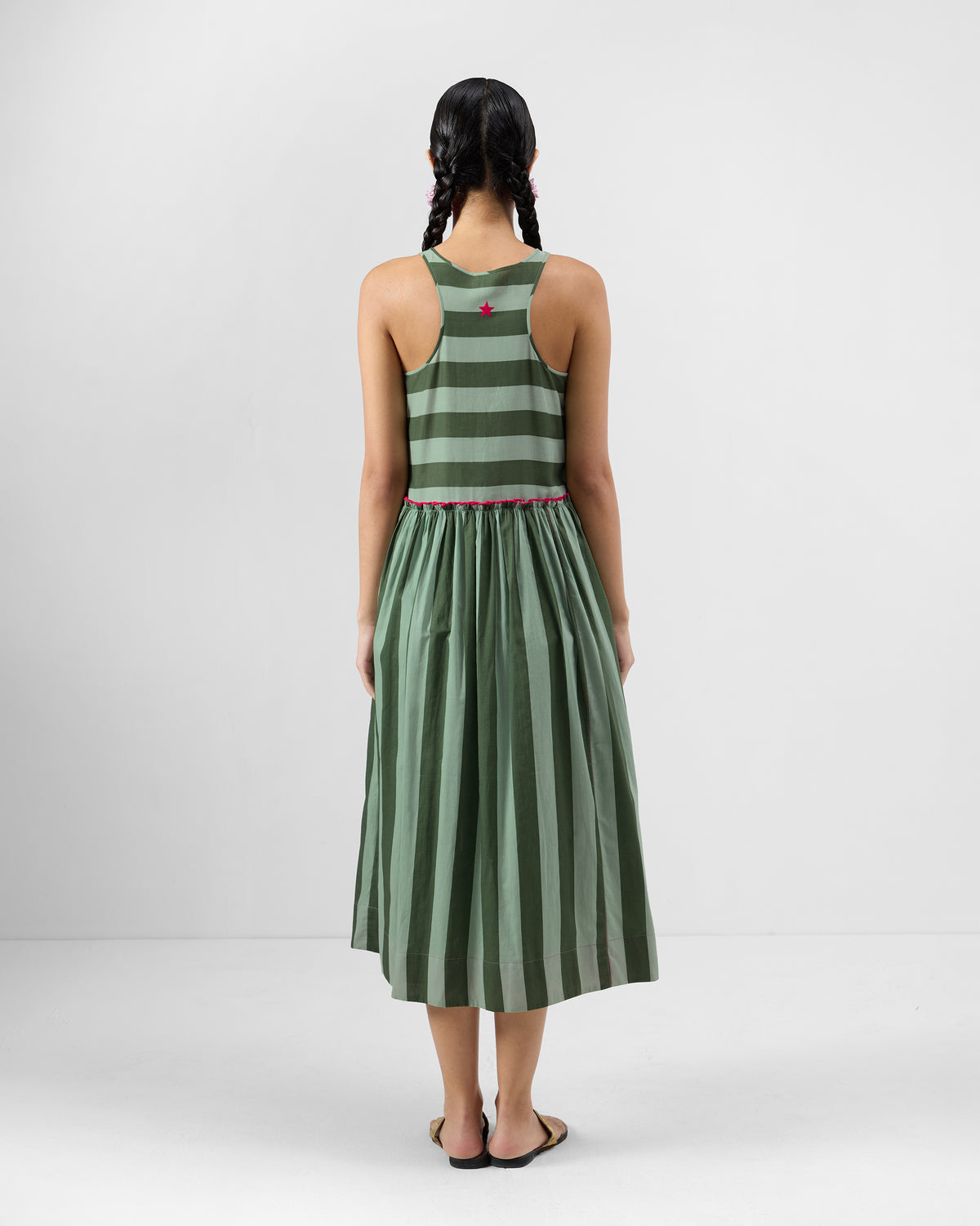 Nora Racerback Dress - Organic Cotton Voile A-Line Fit